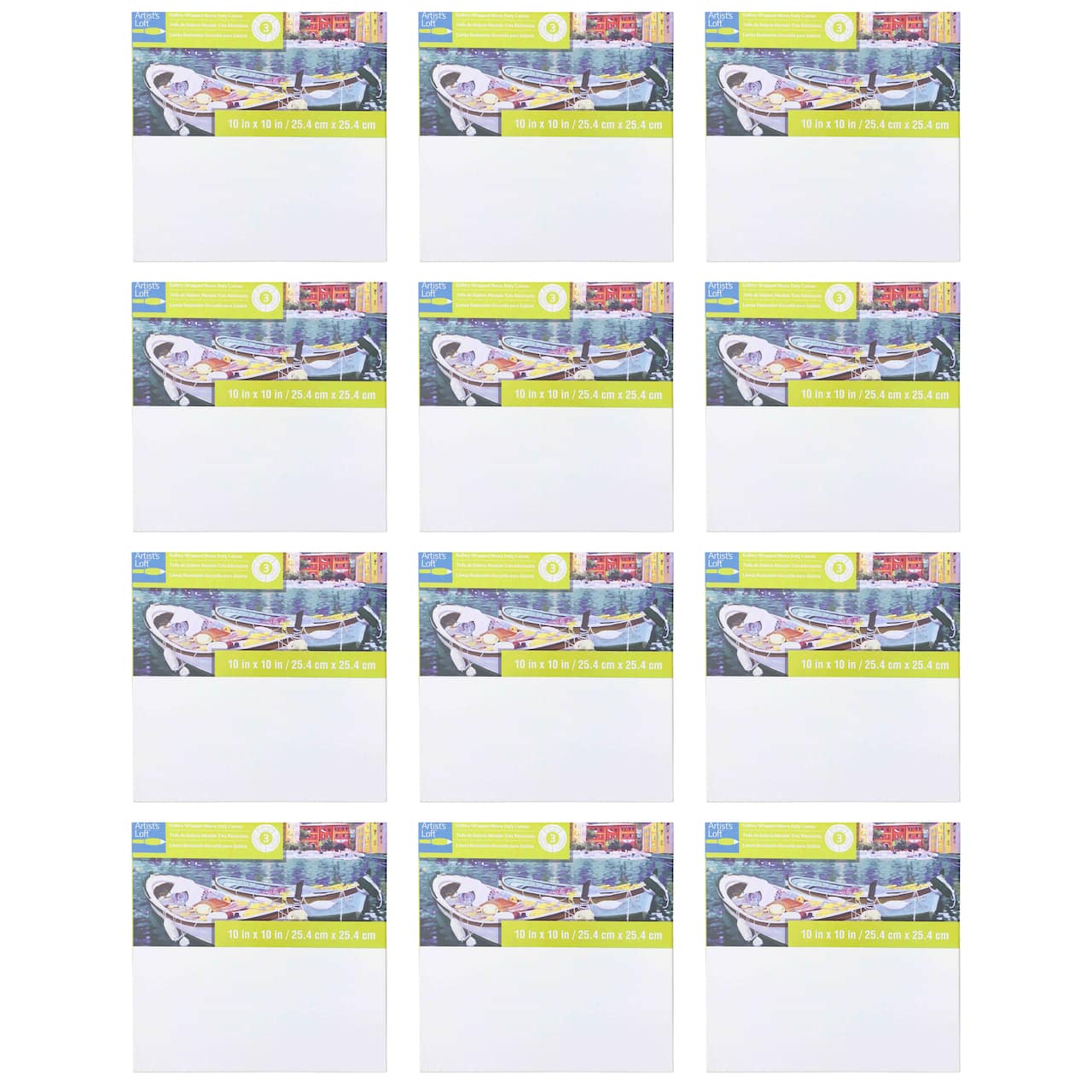 12 Pack: Level 3 Gallery Wrapped Heavy Duty Canvas by Artist's Loft®